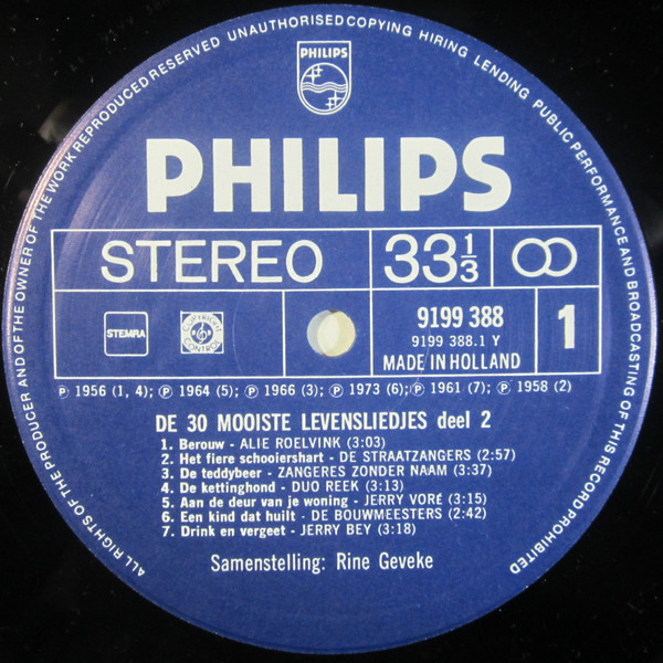 Various De 30 Mooiste Levensliedjes Deel 2 2xLP Comp Gat