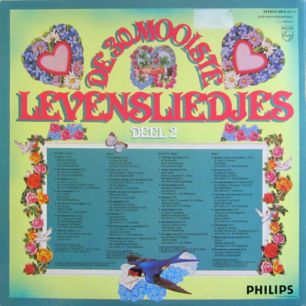 Various De Mooiste Levensliedjes Deel Xlp Comp Gat