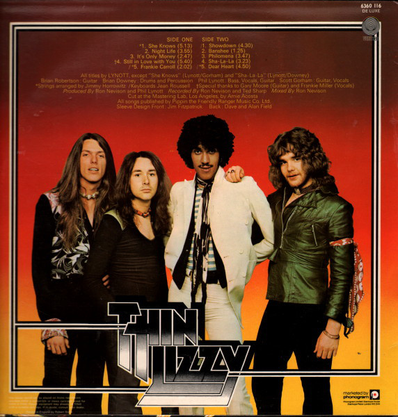 Thin Lizzy Nightlife LP Album Akerrecords Nl