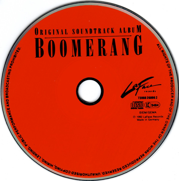 Various – Boomerang (Original Soundtrack Album) (CD, Album ...