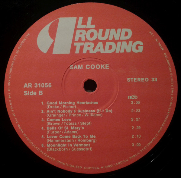 Sam Cooke What A Wonderful World (LP, Comp) akerrecords.nl