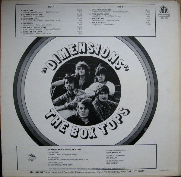 Box Tops Dimensions (LP, Album) akerrecords.nl