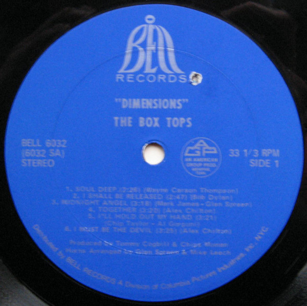 Box Tops Dimensions (LP, Album) akerrecords.nl