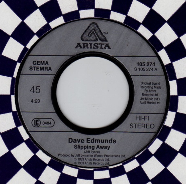 Dave Edmunds Slipping Away (7″, Single) akerrecords.nl