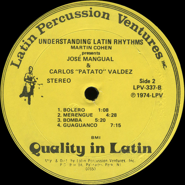 Jose Mangual & Carlos “Patato” Valdes – Understanding Latin Rhythms Vol