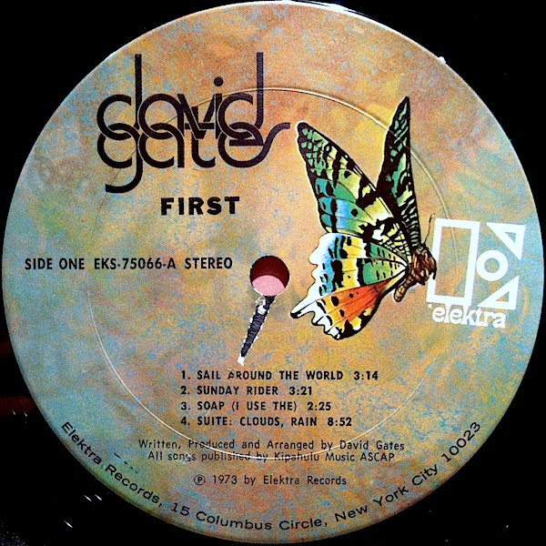 David Gates First (LP, Album, Gat) akerrecords.nl