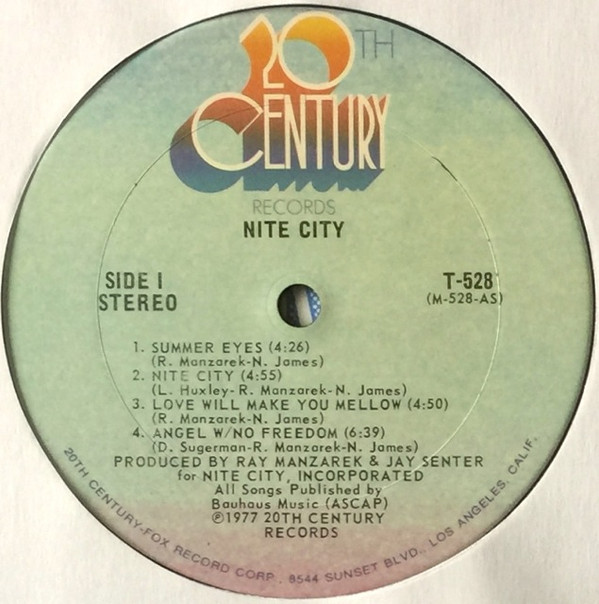 Nite City – Nite City (LP, Album) – akerrecords.nl