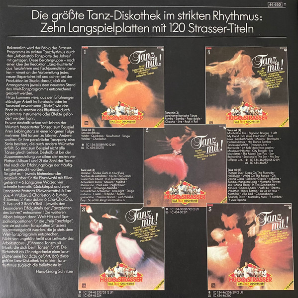 Hugo Strasser Und Sein Tanzorchester – Die Tanzplatte Des Jahres ’83 ...