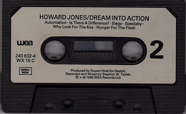 Howard Jones – Dream Into Action (Cass, Album, Chr) – Akerrecords.nl