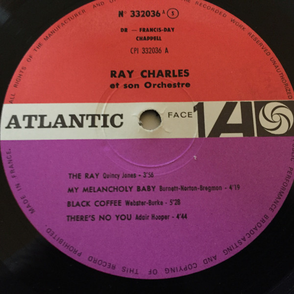 Ray Charles And His Orchestra – Ray Charles Et Son Orchestre (LP, Album ...