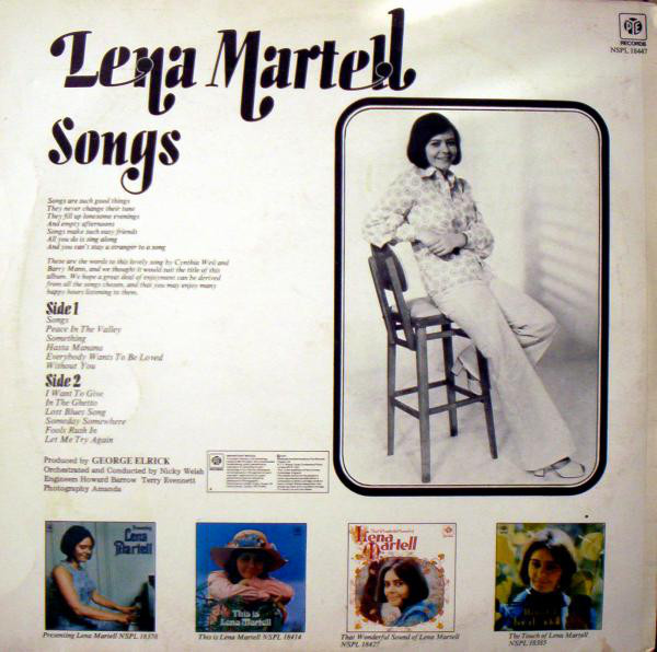 Lena Martell Lena Martell Songs (LP) akerrecords.nl