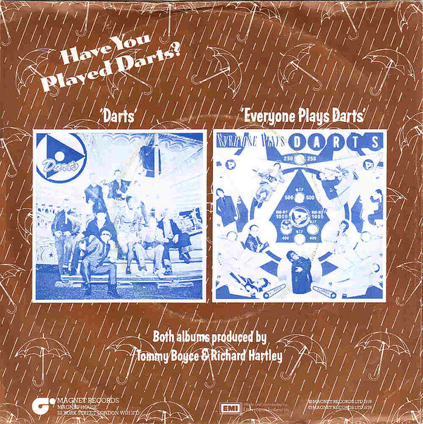 Darts It’s Raining (7″, Single) akerrecords.nl