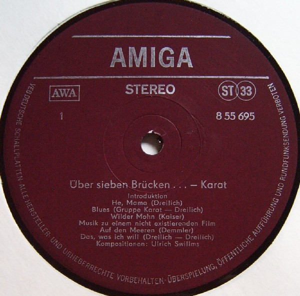 Karat Über Sieben Brücken Lp Album Red Akerrecords Nl
