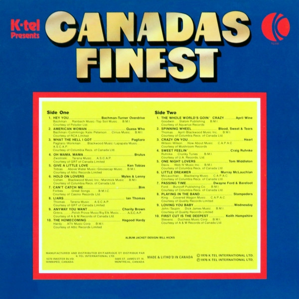 Various Canadas Finest (LP, Comp) akerrecords.nl