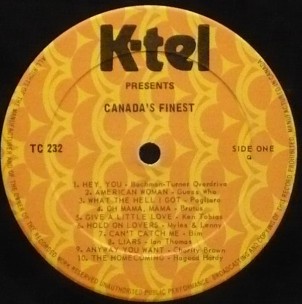 Various Canadas Finest (LP, Comp) akerrecords.nl