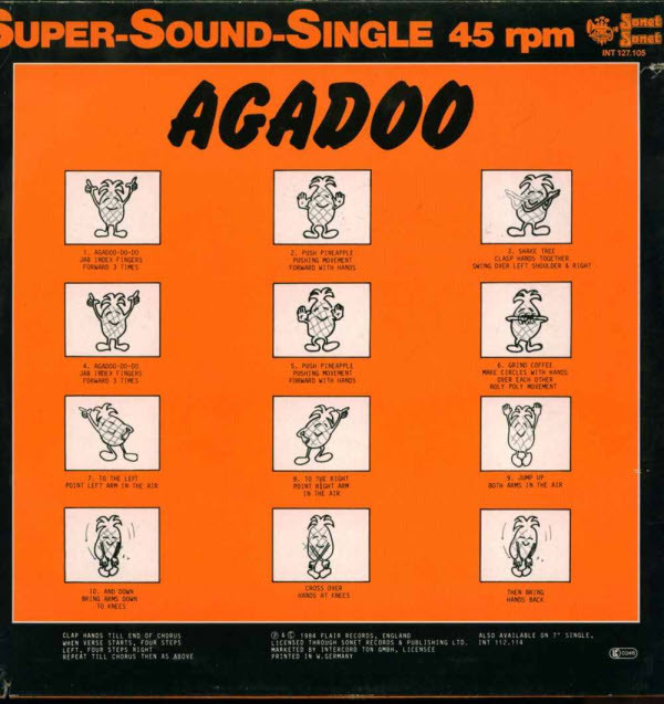 Black Lace Agadoo (12″, Gre) akerrecords.nl