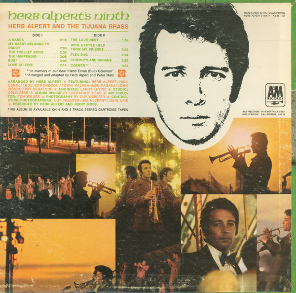Herb Alpert & The Tijuana Brass Herb Alpert’s Ninth (LP, Album, Ter