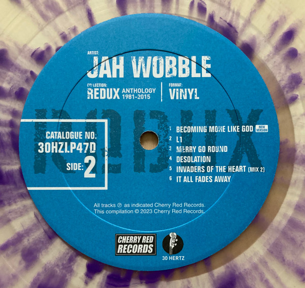 Jah Wobble – Redux (Anthology | 1981 – 2015) (2xLP, RSD, Comp, Ltd