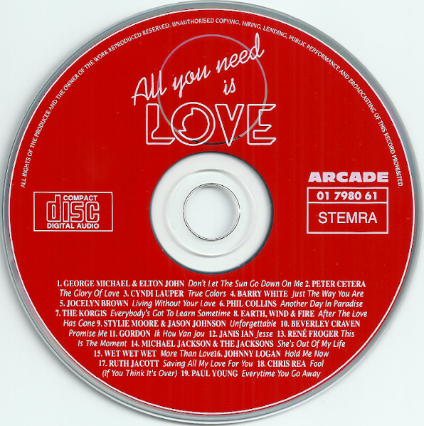 Various All You Need Is Love (CD, Comp) akerrecords.nl