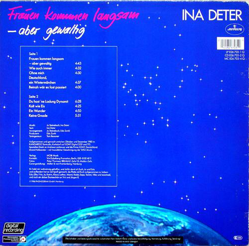 Ina Deter Frauen Kommen Langsam Aber Gewaltig Ina Deter – Frauen Kommen Langsam – Aber Gewaltig (LP, Album