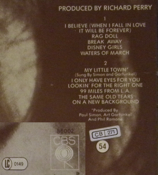 Art Garfunkel Breakaway (LP, Album, RP) akerrecords.nl