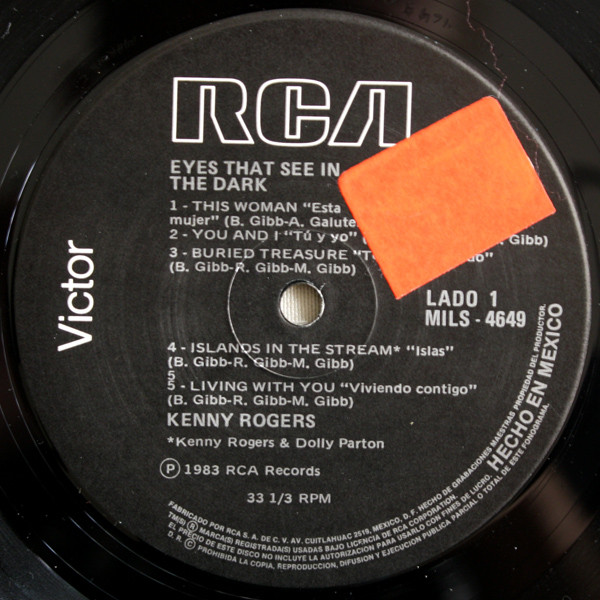 Kenny Rogers Eyes That See In The Dark (LP, Album) akerrecords.nl