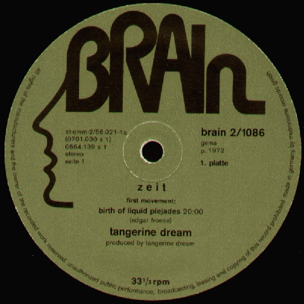 Tangerine Dream Zeit (2xLP, Album, RE, Gat) akerrecords.nl