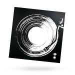 PLATENHOES LP RUW KARTON MET VENSTER (BEDRUKT)