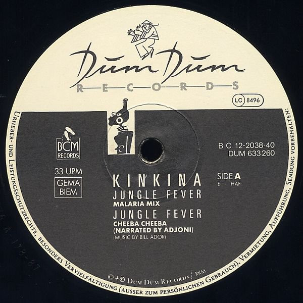 Kinkina Jungle Fever (12″) akerrecords.nl