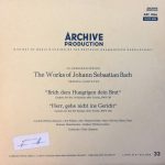 Johann Sebastian Bach - Gunthild Weber, Lore Fischer, Helmut Krebs, Hermann Schey, Berliner Motettenchor, Berliner Philharmoniker, Fritz Lehmann - Cantata For The 1st Sunday After Trinity, BWV 39 / Cantata For The 9th Sunday After Trinity, BWV 105 (LP, Mono)