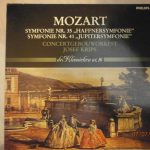 Josef Krips - Mozart Symfonie Nr. 5 "Haffnersymfonie", Symfonie Nr. 41 "Jupitersymfonie" (LP, Album, RE)