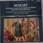 Wolfgang Amadeus Mozart, The Academy Of St. Martin-in-the-Fields, Sir Neville Marriner - Concert Voor Fluit, Harp En Orkest / Sinfonia Concertante (LP, RE)