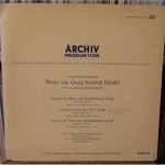 Georg Friedrich Händel, Carl Gorvin, Bach-Orchester Berlin - Concerto For Oboe And String Orchestra, B Flat Major / Concerto Grosso, Op. 3 No. 3 / Concerto For Oboe And String Orchestra, G Minor (10")