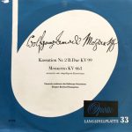 Wolfgang Amadeus Mozart, Camerata Academica Des Salzburger Mozarteums*, Bernhard Paumgartner - Kassation Nr. 2 B-Dur Kv 99・Menuetto Kv 463 (LP, Mono, Club)