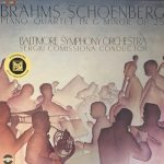 Johannes Brahms - Arnold Schoenberg, Baltimore Symphony Orchestra, Sergiu Comissiona - Piano Quartet In G Minor, Op. 25 (LP)