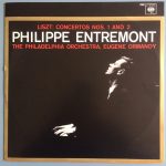 Liszt* / Philippe Entremont, The Philadelphia Orchestra, Eugene Ormandy - Concertos Nos. 1 And 2 (LP, Mono, RE)