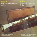 Wolfgang Amadeus Mozart, Alessandro Rolla, Hans-Rudolf Stalder, Kölner Kammerorchester, Helmut Müller-Brühl - Klarinettenkonzert A-dur • Bassetthornkonzert F-dur (LP, RE)
