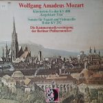 Wolfgang Amadeus Mozart, Die Kammermusikvereinigung Der Berliner Philharmoniker - Klaviertrio Es-dur KV 498 "Kegelstatt-Trio" / Sonate für Fagott und Violoncello B-dur KV 292 (LP)