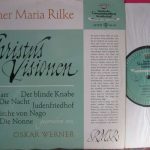 Rainer Maria Rilke Gesprochen Von Oskar Werner - Christus Visionen (10", EP, Mono)