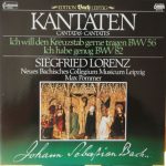Johann Sebastian Bach - Neues Bachisches Collegium Musicum Leipzig, Max Pommer, Siegfried Lorenz - Ich Will Den Kreuzstab Gerne Tragen Kantate BWV 56 / Ich Habe Genug Kantate BWV 82 (LP, Album)