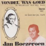 Jan Boezeroen - Vondel Was Goed  (7", Single, Mono)