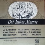 Flor Peeters - Old Italian Masters (LP, Mono)