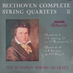 Ludwig van Beethoven - Budapest String Quartet - Complete String Quartets - Quartet No. 9 In C Major, Op. 59, No. 3 (Rasoumovsky) / Quartet No. 10 In E Flat Major, Op. 74 (Harp) (LP, Mono)