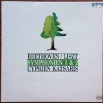 Ludwig van Beethoven / Franz Liszt, Cyprien Katsaris - Symphonien 1 & 2 (LP, Album)