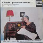 Frédéric Chopin, Julian Von Karolyi ∙ Berliner Philharmoniker ∙ Wilhelm Schüchter - Pianoconcert no. 1 (10")