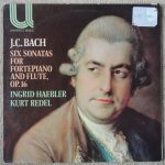Johann Christian Bach / Ingrid Haebler with Kurt Redel - Sechs Sonaten Für Clavier Und Flöte, Op.16 (LP, RE)