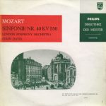 Wolfgang Amadeus Mozart, London Symphony Orchestra, Colin Davis* - Sinfonie Nr. 40  KV 550 (10", Mono)