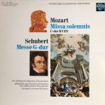 Wolfgang Amadeus Mozart, Franz Schubert, Stuttgarter Hymnus-Chorknaben, Sinfonie-Orchester Des Süddeutschen Rundfunks Dirigent: Gerhard Wilhelm - Missa Solemnis - Messe G-Dur (LP)