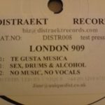 London 909 - Sex, Drums EP (12", TP, W/Lbl)