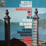 Niccolò Paganini / Yehudi Menuhin - Royal Philharmonic Orchestra - Alberto Erede - Violinkonzerte Nr.1 Und Nr. 2 (LP)